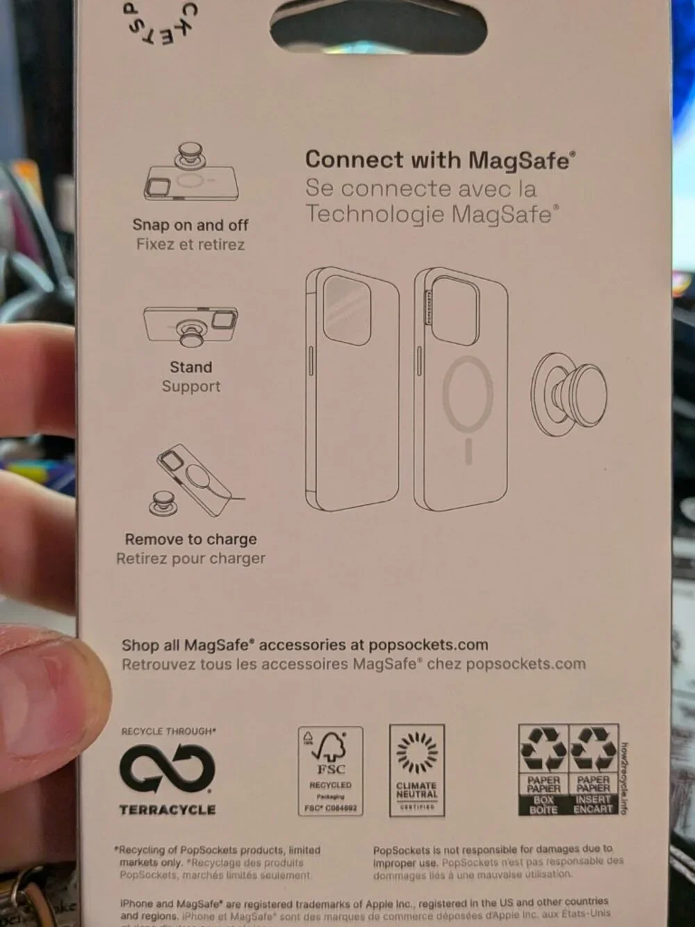 Enamel Essence of Maleficent MagSafe PopGrip